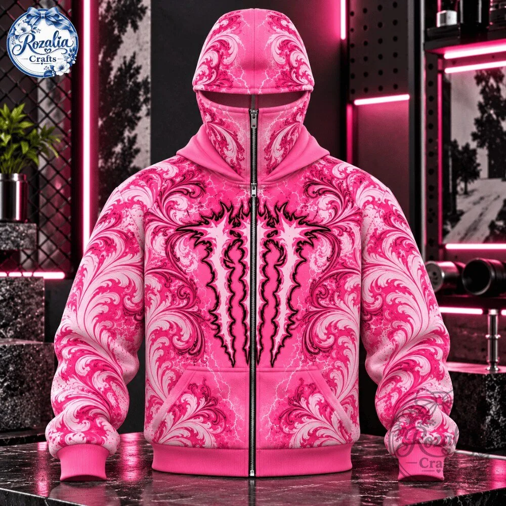 Monster Energy All Face Mask Zip Up Hoodie 2026 Special 12 Monster Energy All Face Mask Zip Up Hoodie 2026 Special