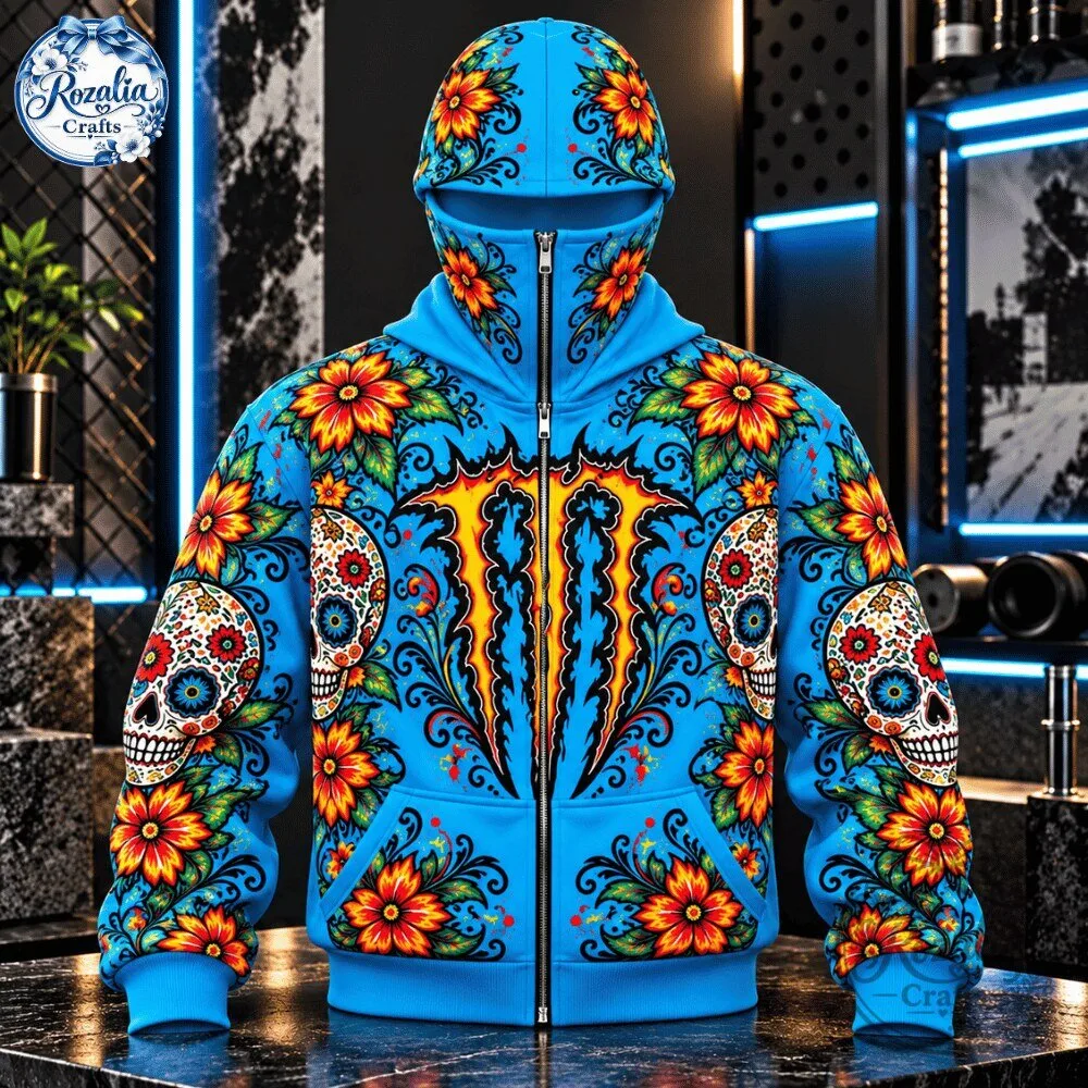 Monster Energy All Face Mask Zip Up Hoodie 2026 Special 13 Monster Energy All Face Mask Zip Up Hoodie 2026 Special